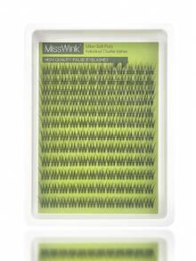 Miss Wink 144片透明假睫毛，12毫米3D逼真便携手工制作，易于DIY组合，适合外出、派对、日常佩戴，是送给女性和女孩的绝佳礼物。 - C - 查看 2