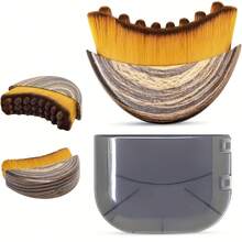 1pc Manual Lymphatic Drainage Brush - Suitable For Sensitive Skin And Lymphedema, Oval Shaped With Bristles, Easy To Use, Plastic Material - View 7