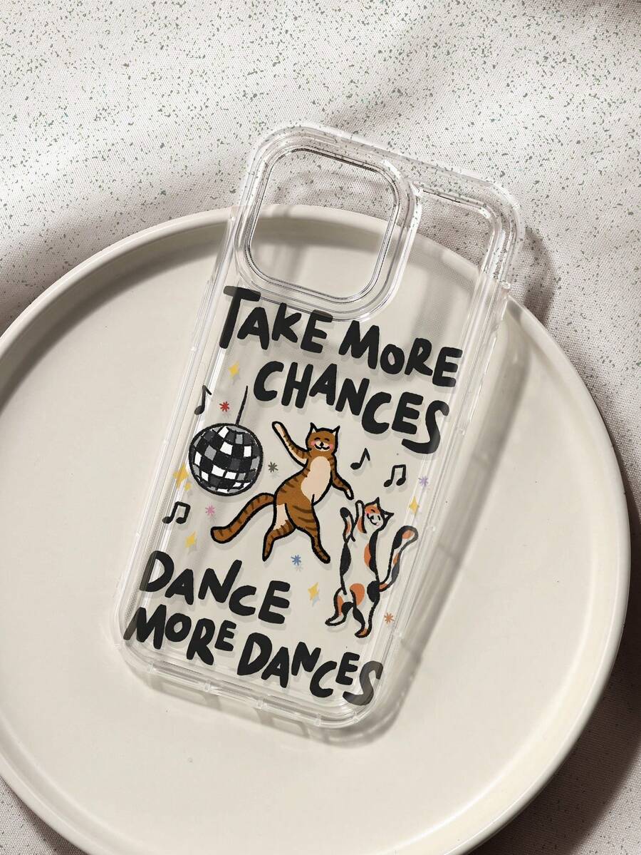 跳舞猫图案透明手机壳,兼容 13/11/17/17 Pro/16/14/15/15 Pro/15 Plus/15 Pro Max/7 Plus/8 Plus/X/Xs Max/Xr/11 Pro/12 Pro/13 Pro/14 Pro/12 Mini/13 Mini/11 Pro Max/12 Pro Max/13 Pro Max/14 Pro Max/14 Plus/17 Pro Max/17 Air/6/6s Plus/7/8/16 Pro/16 Plus/16 Pro Max/SE2/17 Pro Max 和三星 Galaxy A54/A14/A12/A13/A15/A32/A33/A24/A52S/S20/S21/S22/S23/S24/S23 Plus/S24 Ultra/S25/A15/A33/A23。 - 彩色 - 查看 1