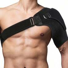 Adjustable Shoulder Strap Pad, Unisex, Comes With Heavy Duty Sports Strap - Black - View 7