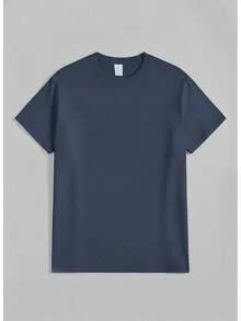 Women's Summer Letter Print Loose Casual T-Shirt, Daily Casual Fashion Versatile. Graphic Tee, Vacation - Màu xanh đậm - Xem 14