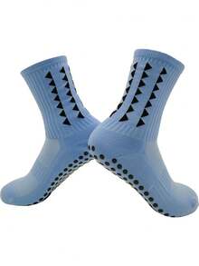 男士加厚缓冲中筒足球/篮球袜，防滑专业训练运动袜，吸湿透气 - 彩色 - 查看 10