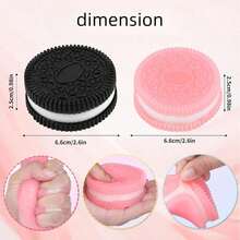 1PC Ultra Soft Taba Squishy For Adult Anxiety Relief And Decompression, Office Desk Relaxation Toys, Sensory Stress Relief For Focus And CalmMen And Women - 黑色 - 查看 3
