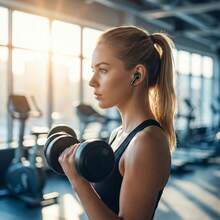 无线耳塞，真无线蓝牙耳机 - 兼容苹果和安卓系统，内置麦克风，防汗，白色 - 查看 5