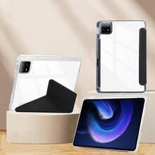 适用于小米 Pad 8 Pro 2025 (11.2 英寸)/Pad 8 2025/Pad 7 2024/Pad 7 Pro 2024/Pad 6 Pro 2023/Pad 6 2023/Pad Pro 2024/Pad SE 2023/SE 2024 (8.7 英寸)/Pad 2 Pro 2025/K Pad 2025 Y 型折叠平板电脑保护套，支持智能休眠/唤醒，带笔槽，提供 360° 全方位防摔保护 - 黑色 - 查看 1