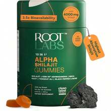 10-In-1 Alpha Shilajit Gummies |   4000 Mg Pure Himalayan Shilajit With Tongkat Ali & Maca Root |   For Men & Women |   ShilAbsorb Bioavailability Tech |   Sugar-Free, Vegan |   60 Gummies - 60 Đếm - Xem 1