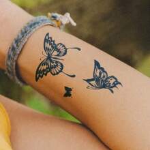 5 hojas de papel de transferencia de tatuajes, compatible con todas las impresoras láser e inyección de tinta, crea tus propios tatuajes temporales personalizados en la piel - 5Pcs - Ver 6