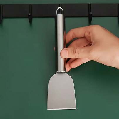 1个多功能刮刀 - 耐用厨房工具，锅底油刮刀，高效清洁炉灶和炊具，适用于家庭、浴室和厨房，清洁专家推荐，厨房清洁用品