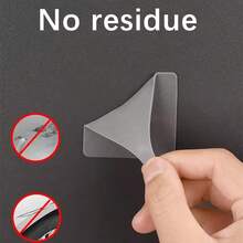 10pcs 3M Double-Sided VHB Residue-Free Adhesive Square And Round Stickers. This Adhesive Is Suitable For Home Wall Decor Fixing And Car Interior Item Attachment. - View 4