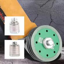 1set Angle Grinder Adapter M10 Spindle Adapter, Including Washer And Nut, Suitable For Type 100 Handheld Polishing Machine, Angle Grinder Adapter - 1 Set - View 6