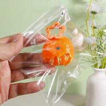 Orange Squeeze Soft Stress Ball - Christmas/Birthday/Easter Gift, Perfect Present, Holiday Gift [Random Keychain Color] - Multicolor - View 6