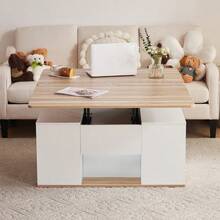 Coffee Tables - White + Particle Board-4 - View 6