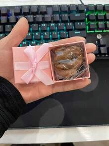 Funny Prank Gift "Surprise Box" Prank Toy, Includes 1 Elegant Gift Box And 1 Realistic Fake Poop, April Fool's Day Surprise Gift, Prank Prop, Lifelike And Non-Electric, Made Of PE Material. - Multicolor - View 9