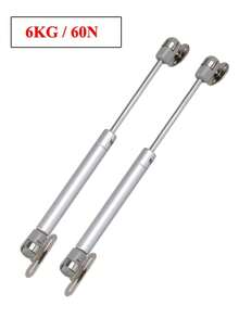 2 chiếc lò xo giảm chấn khí nén, thanh chống nắp hộp, bản lề giữ nắp hộp, thanh chống khí nén 10.6in/27cm dùng cho tủ, hộp dụng cụ, hộp đồ chơi, hộp có khớp cầu. - Hỗ trợ bạc - Xem 14