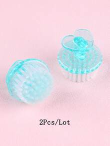 2支/4支/6支/10支装心形指甲清洁刷，圆头指甲除尘刷，角质层清洁刷，污垢去除刷，多功能刷 - 彩色 - 查看 15