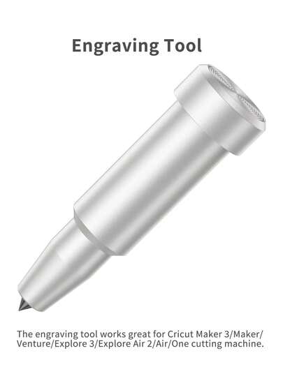 Engraving Tool For Maker 3, Maker, Venture, Explore 3, Air 2, Air And One, Premium Carbide Steel Engraving Tip For Engraving On Metal, Leather, Acrylic And Plastic, Engraving Tip Compatible With Maker Series
