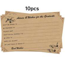 10pcs-50 Pcs Fibevon Graduation Party Supplies 4x6 Inch Cards, Suitable For Any Graduate, Concludes With A Long Lasting Keepsake - Multicolor - View 10
