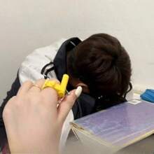 2件套迷你手指枪减压玩具，指环射击小工具 - 彩色 - 查看 5