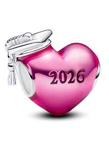 Delicate Romantic Graduation Series Charm Bracelet/Necklace With Heart, Graduation Cap, Scroll Bead Pendants, Full Of Ceremonial Meaning, Creative Versatile DIY Graduation Gift - Multicolor - View 3