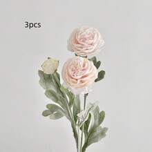 1支/3支装人造奥斯汀玫瑰花束，搭配人造牡丹长茎，适用于家居花瓶、办公室、婚礼、订婚、周年纪念、母亲节、生日等各种场合的花卉装饰。 - 露蓮 - 查看 14