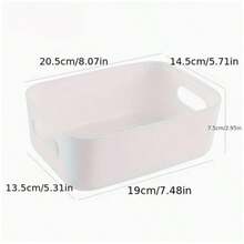 Bộ 5 hộp đựng đa năng - Lý tưởng để đựng mỹ phẩm, đồ ăn nhẹ và nhiều thứ khác - Hộp đựng bằng nhựa phù hợp cho nhà bếp, phòng tắm và ký túc xá. - Nhiều màu - Xem 6