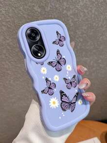 2026 Dernier étui de téléphone portable motif papillon coloré et marguerite pour A38, Galaxy S25, S24, S24 Plus/S24+, S24 Ultra, S24 FE, S20, S21, S22, S23, S22 Ultra, S22, S21 FE, S20 FE, A73 5G, A56 5G, A55 5G, A54 5G, A53 5G, A51, A50, A36, Honor 400/200, version internationale, pas la version domestique - Noir - Voir 7
