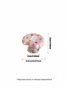 2pcs Unique Toilet Flush Button Designs, Suitable For Nail Salons And Bathrooms, New Bucket-Shaped Buttons For Nail Salons And Bathroom Water Tank Switch Plates, Decorative Cute Cartoon - 2pcs Of Random Color - View 8