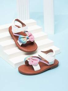 可爱婴儿凉鞋，配有珍珠链和魔术贴踝带 - 彩色 - 查看 6