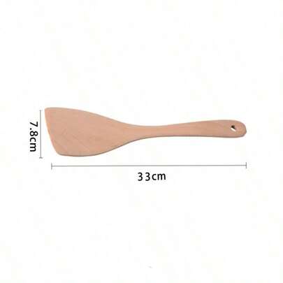 Utensilios de cocina de boj natural de alta calidad, espátula de cocina adecuada para la cocina