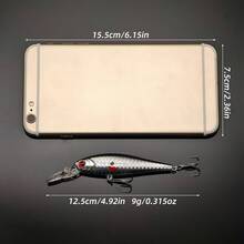 3pcs Minnow Lure Set -Exceptional Artificial Baits For Enhanced Catch Rates - Multicolor - View 6