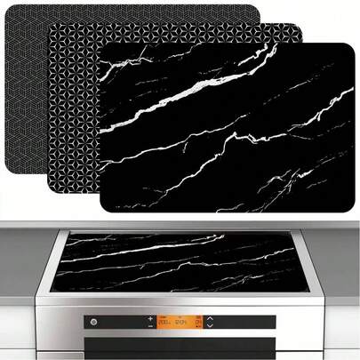 1pc Extra-Large Stove Top Cover Mat - Heat-Resistant Silicone Countertop Protector - Stove Guard - Easy-To-Clean, Non-Slip Kitchen Drainage & Work Mat