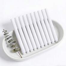 Set de 12 marcadores de tiza líquida borrable, adecuados para vidrio, pizarras electrónicas, pizarras, y pizarras blancas en blanco/colores surtidos - Multicolor - Ver 7