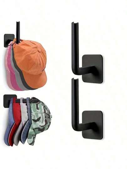 1/3pcs Paper Towel Holder, Kitchen Paper Towel Storage Rack, L-Shaped No Drill Hook Hanger, Wall Mounted Clothes Hanger Rack For Towel, Clothes, Kitchen, Bathroom