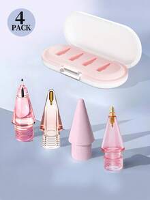 3/4/6pcs Replacement Nibs, Compatible With Apple Pencil Pro/2nd Gen/1st Gen/USB-C, Needle-Like Nibs With Pen Case, Precise Control, Plastic/Metal Material, Suitable For Apple Pencil Set On Pro - Multicolor - View 16