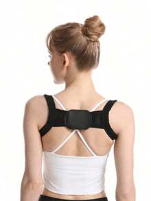 1pc Shoulder Support Band, Chest Muscle Expansion Pushup Shoulder Opener Straight Back Chest Workout Band - M Black - View 10