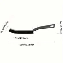3pcs Multi-Functional Crevice Brush - Ergonomic Plastic Cleaning Tool Suitable For Kitchen, Bathroom And Tile Gaps - Portable, No Electricity Required, Bathroom Cleaning Brush, Kitchen Cleaning Brush, Stylish Brush Design, Durable Plastic Brush - Multicolor - View 3