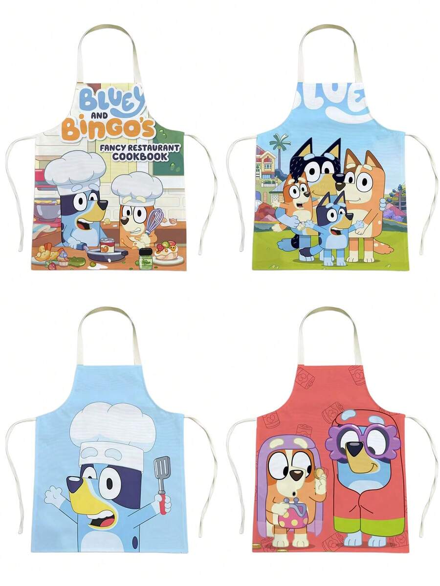 SpongeBob SquarePants 1Pc Cartoon Apron Mini Half Skirt Suitable For Kitchen Kitchen Accessories Handicraft Make Christmas Kitchen Essentials - Multicolor - View 1