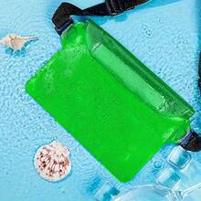 防水腰包，游泳潜水包，便携式防水腰包，塑料防水手机袋，保持手机和贵重物品干燥，PVC腰包/单肩包，适合户外钓鱼、皮划艇、浮潜、帆船、海滩、游泳池、水上乐园等场合，男女通用，女士手机壳，钱包，夏季旅行，运动旅行包，健身旅行包，女士旅行包，必备耐用游泳防水包，游泳沙滩包 - 彩色 - 查看 14