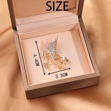 1 pieza Broche bohemio con diseño animal, elegante y adecuado para todas las estaciones - Multicolor - Ver 10