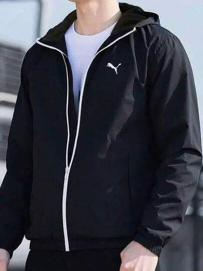  PUMA 运动生活系列时尚百搭耐穿男士连帽夹克