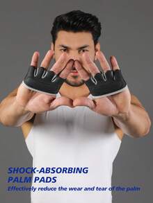 VBOSI 1 đôi găng tay thể dục bốn ngón unisex - Dùng cho nâng tạ và tập luyện. - Nhiều màu - Xem 14