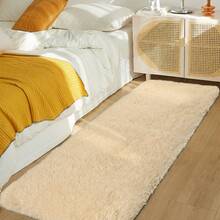 Sour Lemon Large Size Fluffy Rugs, Non-Slip Soft Shaggy Floor Carpet Mats & Rugs For Room Decor, Washable Nonslip Modern Area Rug, Modernstyle Antislip Decorative Carpets For Home Livingroom Bedroom Nursery, Big Rug, Large Rug, Home Decor - Lạc đà - Xem 15
