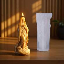 Religious Icon Series Silicone Mold DIY 3D Religious Candle Portrait Relief Handmade Scented Candle - White - View 7