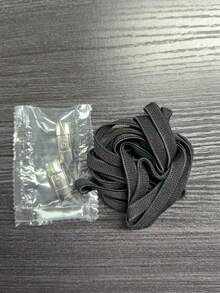 1 gói (2 chiếc) Dây giày co giãn điều chỉnh được, không cần buộc, dây giày phẳng co giãn tiện dụng với khóa bấm chắc chắn, dây giày thay thế không cần buộc cho giày thể thao và giày chạy bộ người lớn. - khóa dây giày - Xem 12