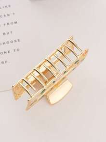 1pcsThe New Yellow Flower Zinc Alloy Square Hairpin From Europe And America Is Suitable For Travel And Daily Wear, Looking Fresh And Sweet - Multicolor - View 2