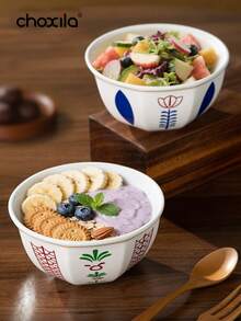 choxila 一套中东风格甜点碗/杯（郁金香或椰子树图案），可用作托盘，盛放客厅茶几上的零食和水果。高品质托盘，适合家庭聚会、下午茶、卧室、客厅和酒店使用。 - 甜點碗 - 查看 8