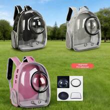 Pet Space Capsule Backpack, Small And Medium-Sized Cat, Puppy Or Rabbit Handbag, Transparent, Breathable, Heat-Resistant And Waterproof. This Fashionable And Lightweight Pet Bag Is Very Suitable For Travel, Hiking And Camping, With A Spacious And Highly Breathable Design. It Can Be Worn On The Back, Chest Or Hands. Protect The Delicate Needs Of Pets With Durable Shells. - 彩色 - 查看 11