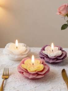 Valentine's Day/Birthday Gift Idea - 3D Rose Flower Scented Candle DIY Mold Set - Romantic Handmade Experience - Gift For Girlfriend, Best Friend - Austin Rose Mold - View 6