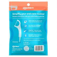 Daily Oral Care Floss Picks, Dual-Line Tuffloss, Easy Storage, Cool Mint, 75 Count - 75 Count (Pack Of 1) - View 4