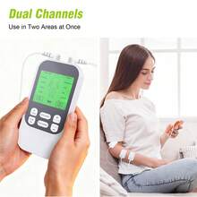 Upgraded Color Screen Dual Channel TENS+EMS Muscle Toner, 10 Modes 30 Intensity Levels, USB Rechargeable | Relieve Fatigue, Relax Muscles, Ideal Home Gift - Xem 10